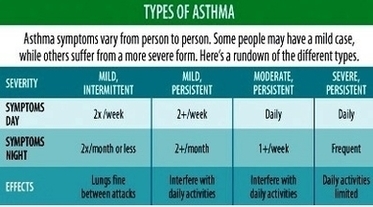 Types Of Asthma Diagram Image